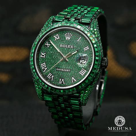 emrald green rolex